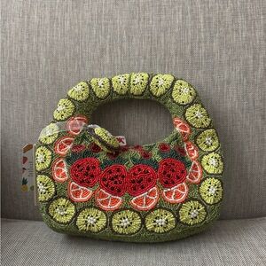 VIRAL TJ MAXX Fruit Beaded Hobo Bag - NEED TO REDUCE INVENTORY